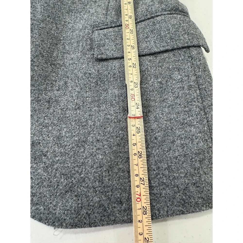 J. Crew Men Grey Ludlow Blazer Jacket Wool Elbow Patches 38S